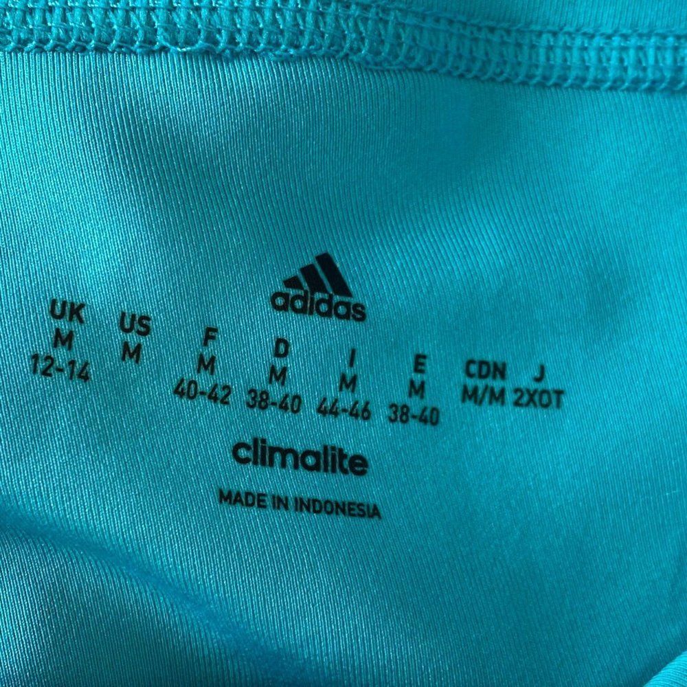 ADIDAS Blue Pattern Capri - Picture 6 of 7